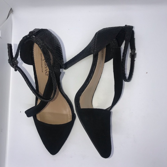 LANE BRYANT LEATHER COLLECTION STRAP HEELS Sz 10 - Picture 4 of 8